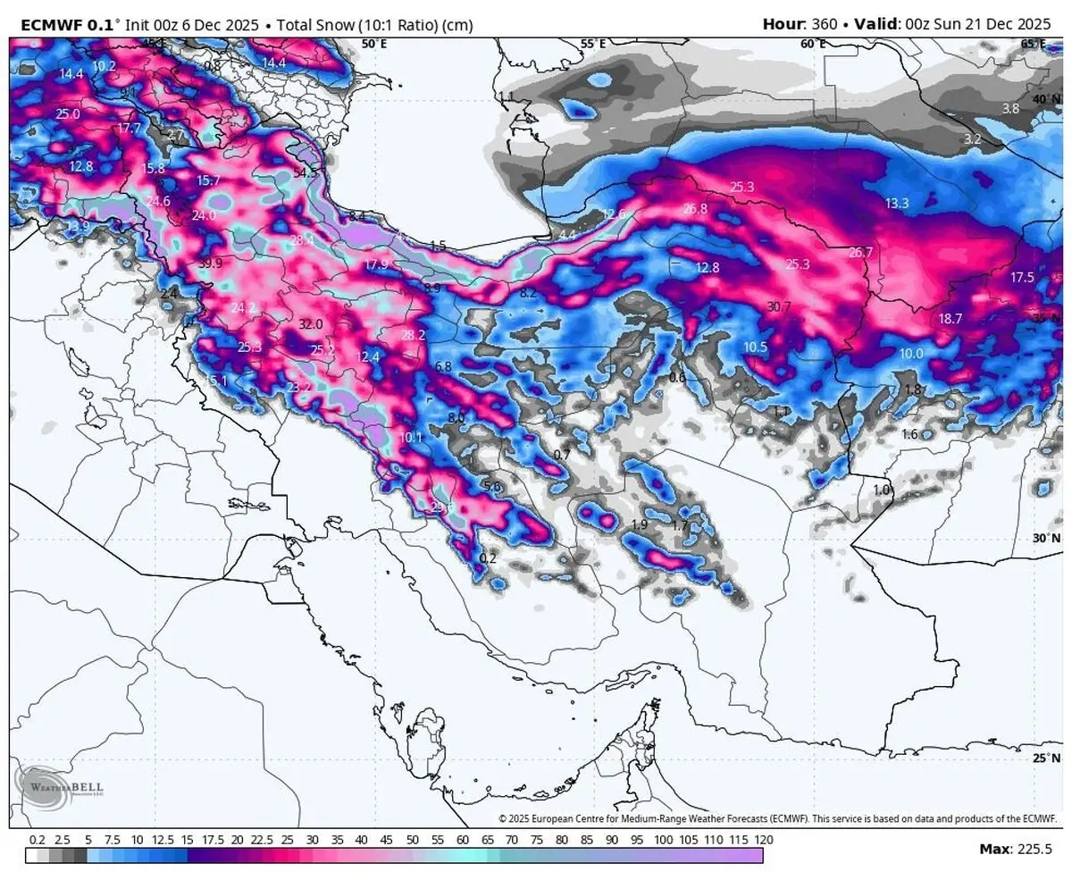 هشدار قرمز بارش: سیلاب در راه است! بیش از ۱۰۰ میلی‌متر باران در کمین برخی مناطق کشور