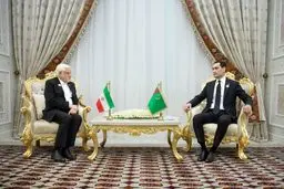 دیدار دکتر عارف با رئیس جمهور ترکمنستان