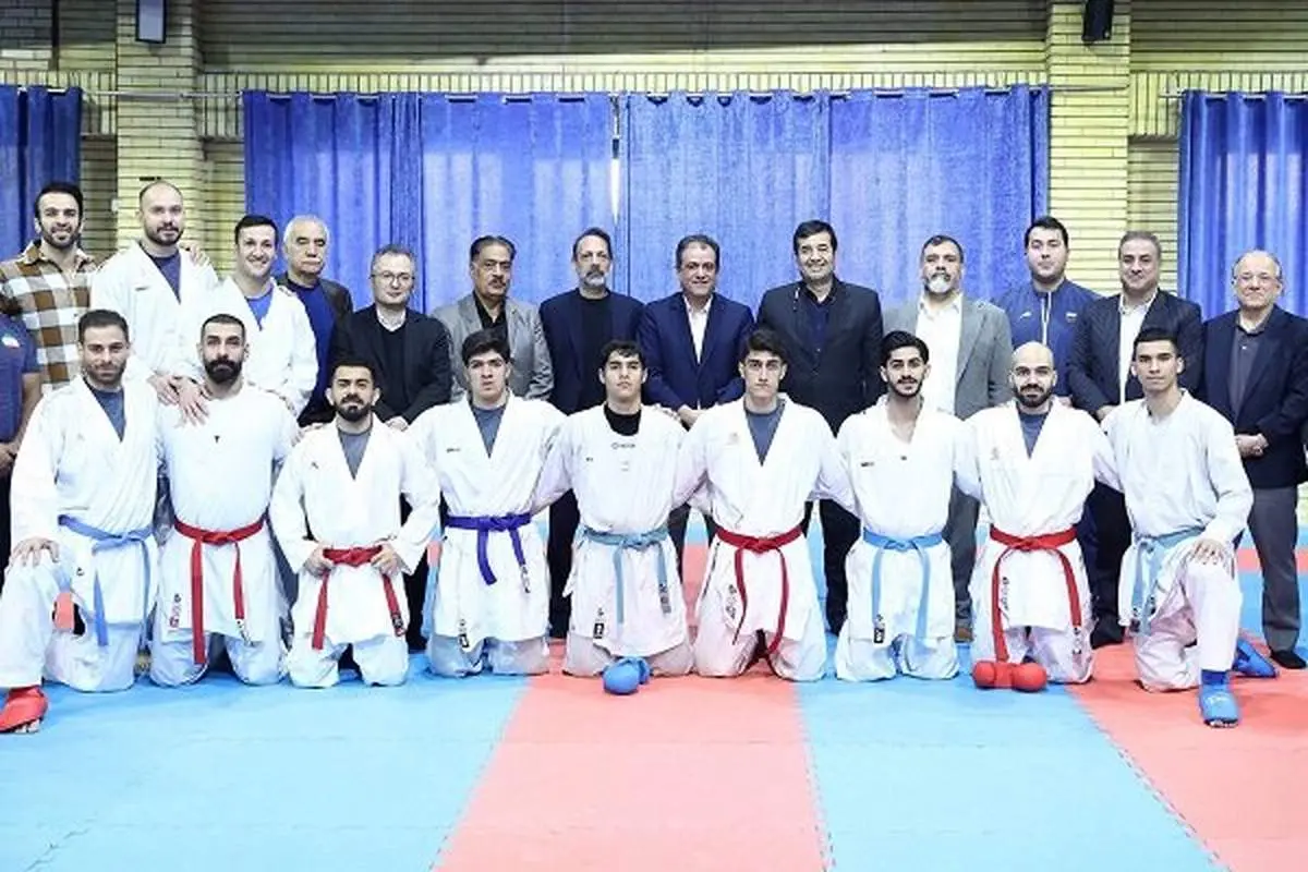 وزیر ورزش در تمرین تیم ملی کاراته؛ شهرام هروی چه نقشی ایفا کرد؟