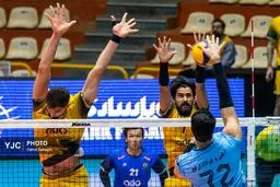 تصاویر جنجالی از نبرد حیثیتی شهداب و چادرملو: لیگ برتر والیبال به مرز انفجار رسید!