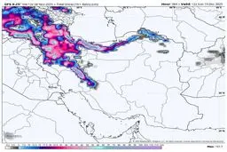 هشدار جنجالی: طوفان برف و باران در راه است! ۱۵ استان در محاصره سامانه جدید از دوشنبه