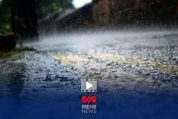 سیلاب در راه است؟ بارش سنگین باران ارتفاعات البرز را در بر می‌گیرد!