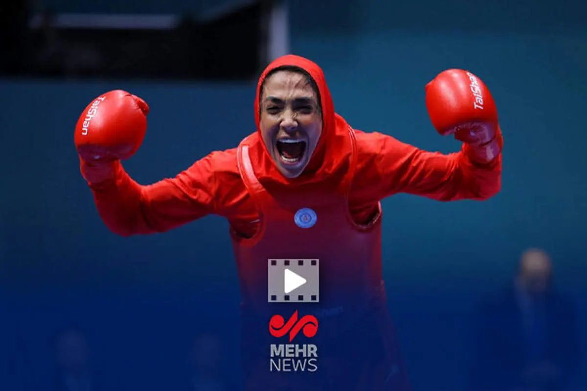 واکنش عجیب سهیلا منصوریان حین دریافت مدال قهرمانی: سلام نظامی یا ادای احترام؟