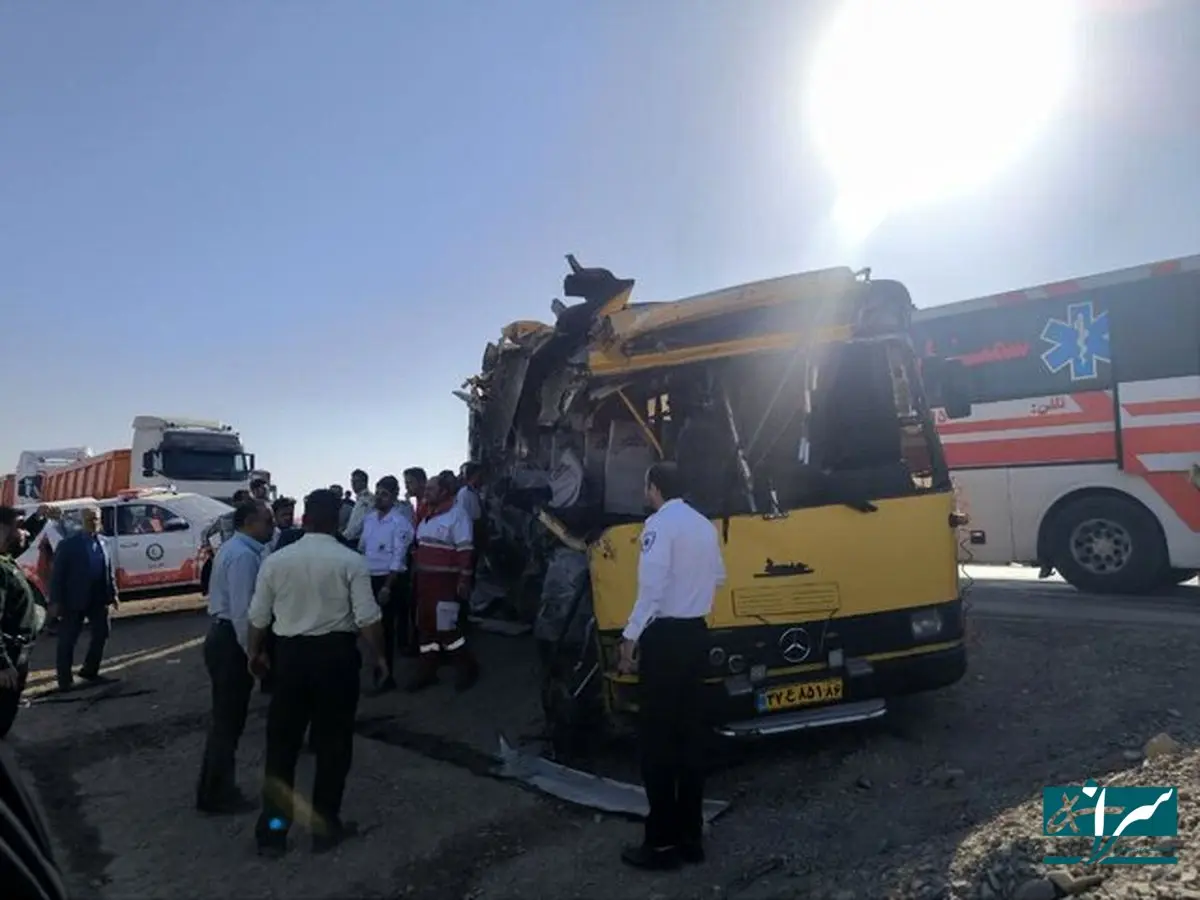 تصادف ‌خونین اتوبوس حامل دانشجویان