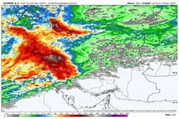 طوفان در راه است! کاهش دمای شدید از سه‌شنبه: آماده باشید!