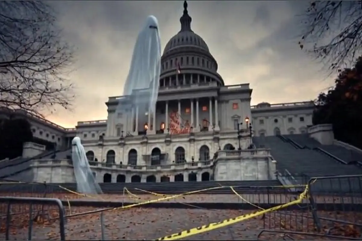 وحشت هالووین کاخ سفید: ارواح دموکرات‌ها در مقابل دوربین!